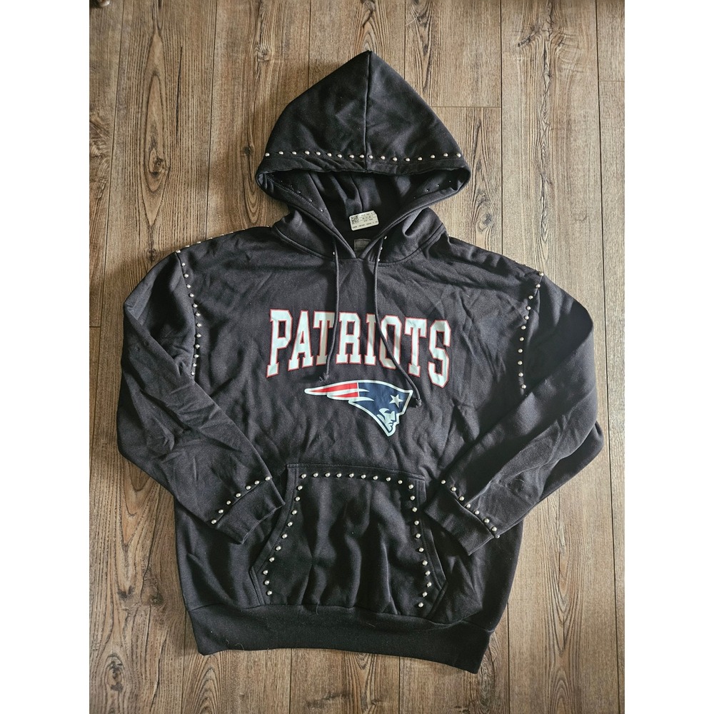 New England Patriots Gameday Couture Hoodie Studded Women's Size XL